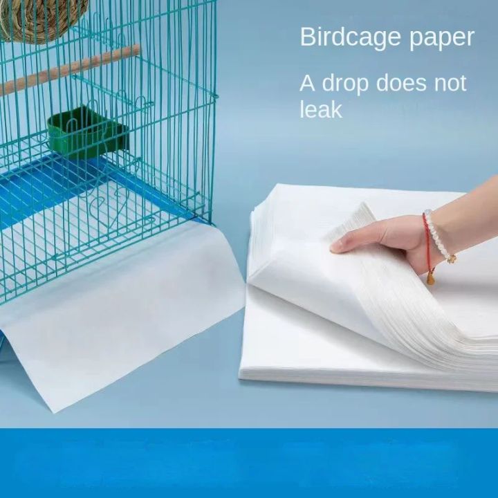 100PCS Disposable Bird Cage Pad Paper, Absorbent Non-woven Fabric ...