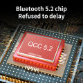 Qualcomm APTX-HD Bluetooth 5.2 Audio Receiver Hifi Stereo Music CD-Quality Sound 3.5mm AUX Coaxial Optical Fiber Wirelss Adapter.