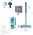 4 in 1 Window Screen Cleaner Brush with Handle, Magic Window Cleaning Brush, Also Suitable for Window Washer Squeegee Kit, Window Cleaner Squeegee, Window Track Or Seal Cleaning Tools. 