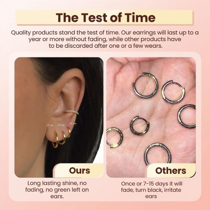 5%20Pairs%2014K%20Gold%20Plated%20Huggie%20Hoop%20Earrings%20for%20Women%20Men%20%20Small%20Hoops,%20%20Everyday%20Jewelry%20Multiple%20Piercing%20Stack%20Set%20-%20Image%203