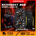 AIBOMAN RX5500XT 8GB Graphics Card GDDR6 128 BIT Computer GPU 100% New Video card for pc gaming.