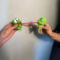 Fidget Decompression Pinch Toy Creative Frog Dinosaur Sticking Tongue Out Relieve Stress Children Fun Squeeze Interactive Toys.