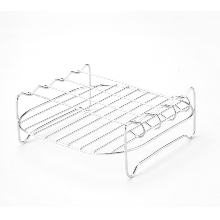 Outdoor%20grill%20set%20with%20skewers%20square%20air%20fryer%20grill%20steamer%20stainless%20steel%20barbecue%20bracket%20-%20Image%204