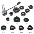 2PCS Car LED Headlight Bulb Base Adapter Socket Holder HB4/HB3/H11/H7/H4/H3/H1 Head Lamp Retainer Clips.