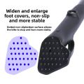 Bicycle foot support aluminum alloy thickened and thickened adjustable universal nonslip bike support bicycle riding accessories. 