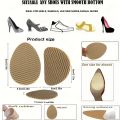 4 Pieces of Anti Slip  Shoe Sole Pads - Can Enhance Stability, Noise Reduction, and Protect Shoe Insoles. 