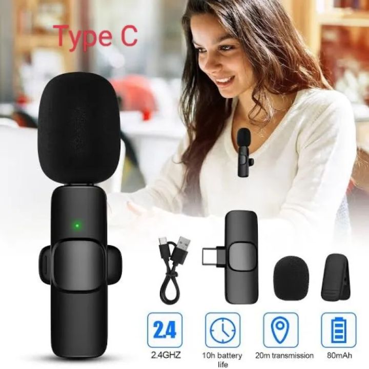 K8%20Wireless%20Microphone%20Professional%20Lapel%20Lavalier%20Microphone%20Portable%20Audio%20Video%20Mic%20Remove%20Noise%20Mini%20Mic%20Lapel%20For%20Youtube%20Facebook%20Vloggers%20-%20Image%204
