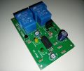 High low voltage protection circuit board with 30 ampere 2 relays.