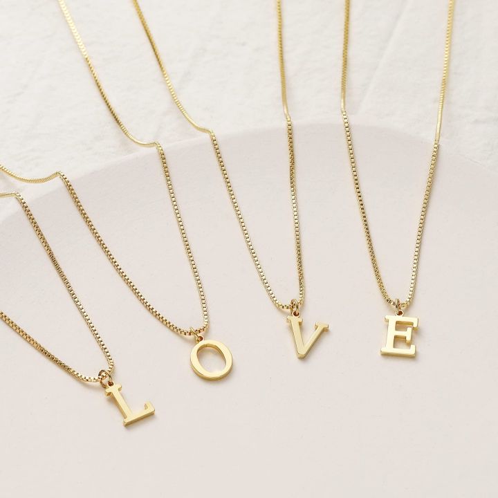 A-Z%20Initial%20Necklace%2018K%20Gold%20Plated%20Necklace%20Cute%20Letter%20Stainless%20Steel%20Necklace%20for%20Women%20-%20Image%203