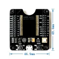 ESP8266 ESP-WROOM-32 ESP32-WROVER Development Board Test Programmer Socket Downloader for ESP-01 ESP-12F ESP-07S ESP-12S ESP32. 