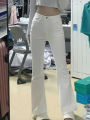 Autumn Spring Slim Skinny Jeans Women Denim Pants Vintage White Tight Trousers Fashion Female Elastic Jeans Casual Flare Pants. 