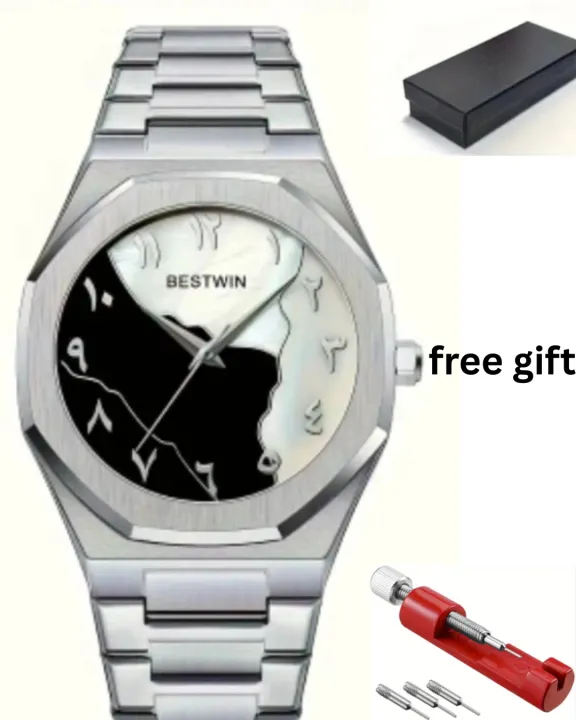 %F0%9F%94%A5%20Bestwin%20Aura%20Arabic%20Dial%20Stainless%20Steel%20Watch%20for%20Men%20%E2%80%93%20Trending%20Luxury%20Hub%20Style%20%7C%20Viral%20Watch%202025%20%7C%20Free%20Strap%20Tool%20+%20Gift%20Box%20-%20Image%203