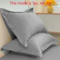 1 Piece Of Matte Solid Color Pillowcase, Soft Pillowcase With Envelope Sealing For Bedroom, Bedding. 