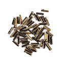 50Pcs Shoelace Head Aglets DIY Shoelaces Repair Shoe Lace Tips Replacement End Shoes Rope Head Rope Cip Tail Clamp Bullet.