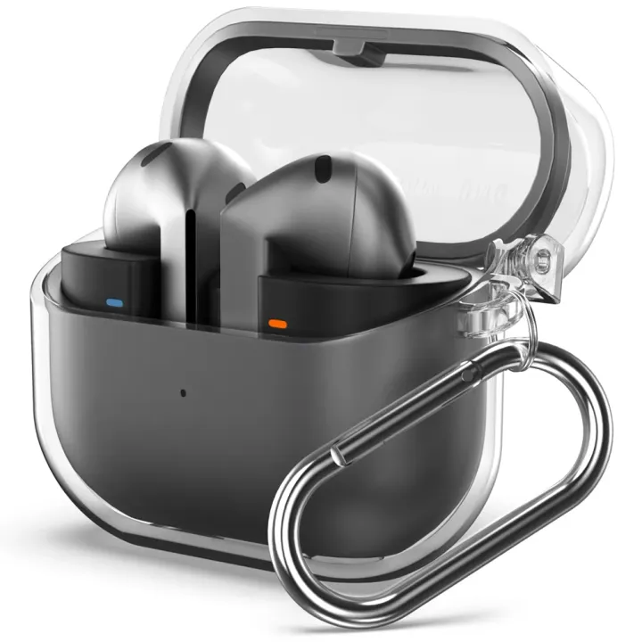 for%20Samsung%20Galaxy%20Buds%203%20Pro%20&%20Buds%203%20Case%20Cover%20Soft%20Silicone%20Protective%20Case%20Accessories%20with%20Carabiner%20for%20Men%20Women%20(Clear)%20-%20Image%204