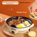 Motoso 22cm Multi-functional Mini Electric Frying Baking Pan. 