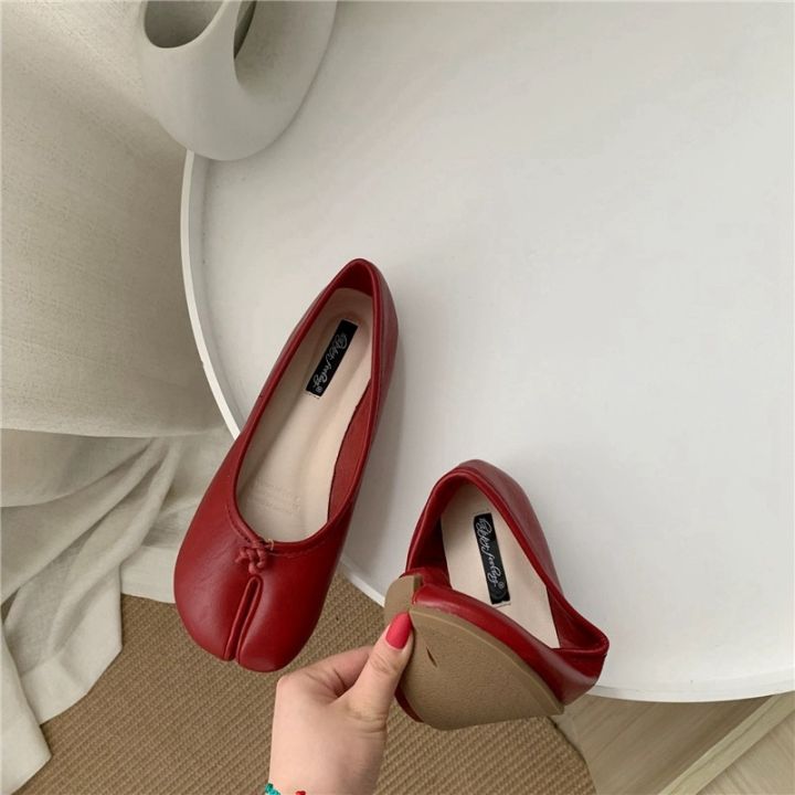 Women%20Flats%20Tabi%20Ninja%20Shoes%20Woman%20Microfiber%20Leather%20Comfy%20Flats%20Split%20Toe%20Slippers%20Soft%20Bottom%20Loafers%202024%20New%20Fashion%20Design%20-%20Image%204