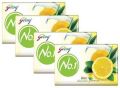 Godrej No. 1 Lime & Aloe Vera 100 gm (Pack of 4) High TFM (Grade 1 Soap), Long-Lasting Fragrance. 