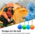 3/5/7pcs Portable Raincoat Balls, Disposable Thickened Raincoats with Spherical Storage Boxes, Suitable for Hiking and Camping,.
