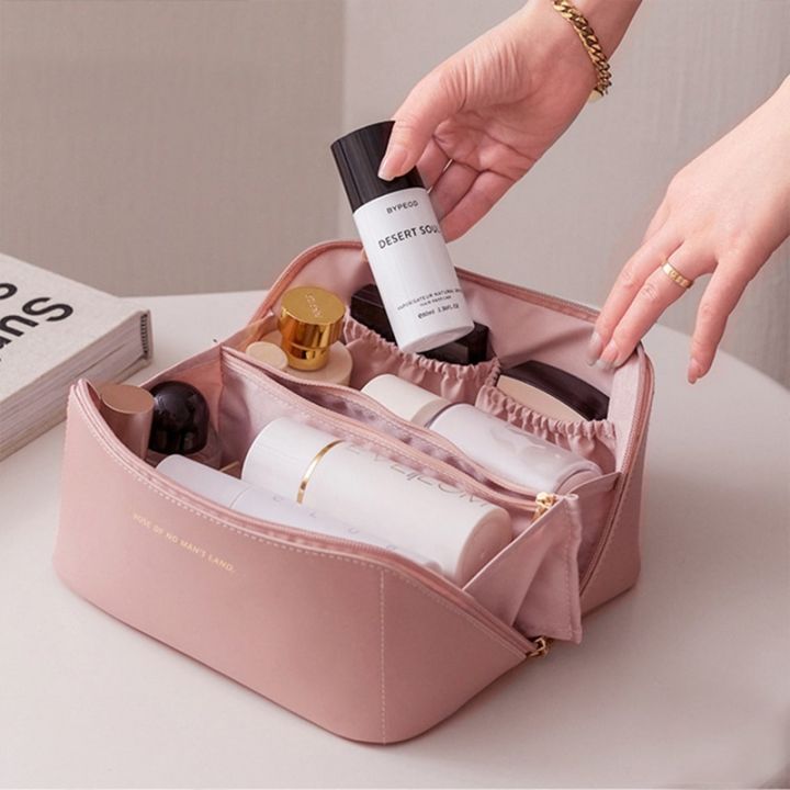 Fashion Large Capacity Portable Makeup Bag Women Cosmetic Bag