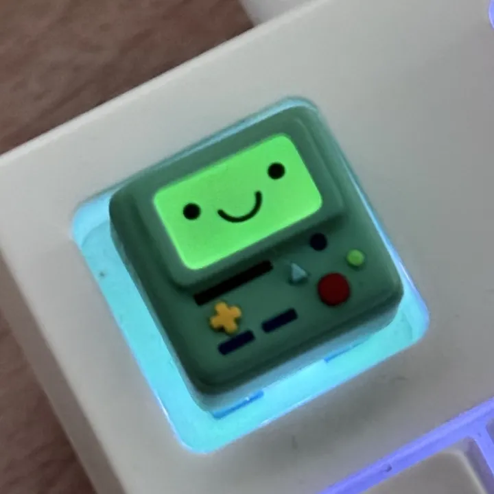 Adventure%20Time-Themed%20Bmo%20Light-Transmitting%20Mechanical%20Keyboard%20Attachment%20Keycap%20Single%20Personality%20Custom%20Creative%20Keycap%20Esc%20-%20Image%205