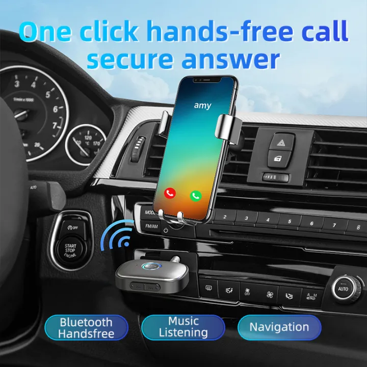 Car%20Bluetooth%205.3%20AUX%20Adapter%20Noise%20Reduction%203.5mm%20Jack%20Stereo%20Wireless%20Audio%20Receiver%20with%20Microphone%20for%20Amplifier%20Speaker%20-%20Image%202