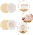 100pcs One-off Nipple Cover Women Teat Hide Nipple Pasties Formal Dress Breast Invisible Bras Padding Chest Stickers Patch Cover. 