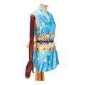 2025 Halloween Nami Cosplay Kostuum Halloween Anime Carnaval Damesjurk Inclusief Hoofddeksels Tattoo Stickers. 