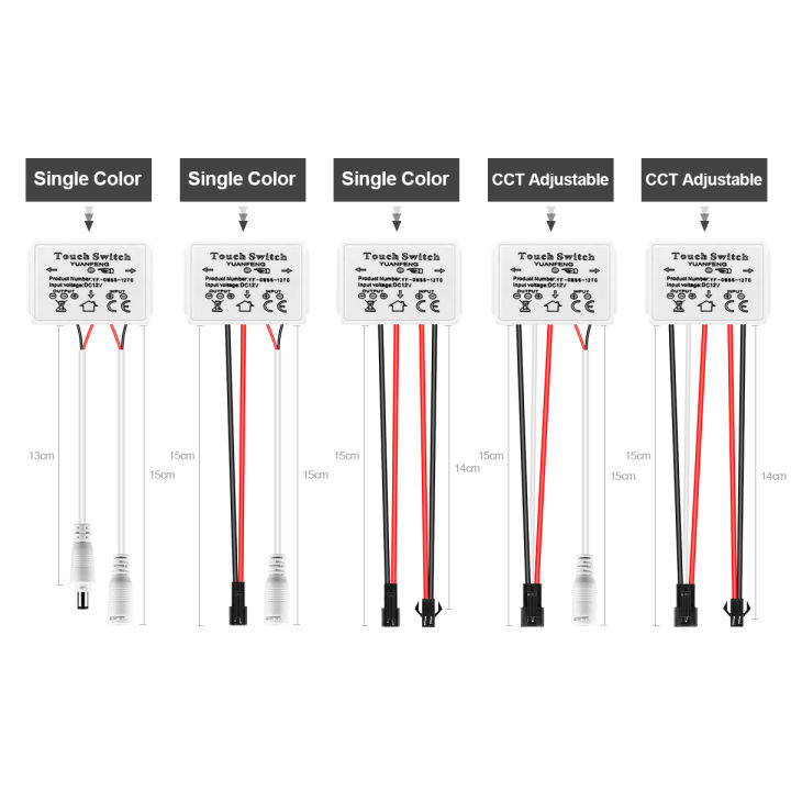 DC12V-24V%2060W%20Bathroom%20Mirror%20LED%20Light%20Dimmer%20Switch%20CCT%20Adjustable%20Touch%20Sensor%20Switch%20For%20Makeup%20Mirror%20Light%20Backlight%20Decor%20-%20Image%203