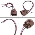 2x 90980-11659 For Lexus Toyota Auris Headlight Bulb Socket HIR2 Wiring Connector Plug Adapter 9006 9012 HB4 9005 OE# 9098011659. 