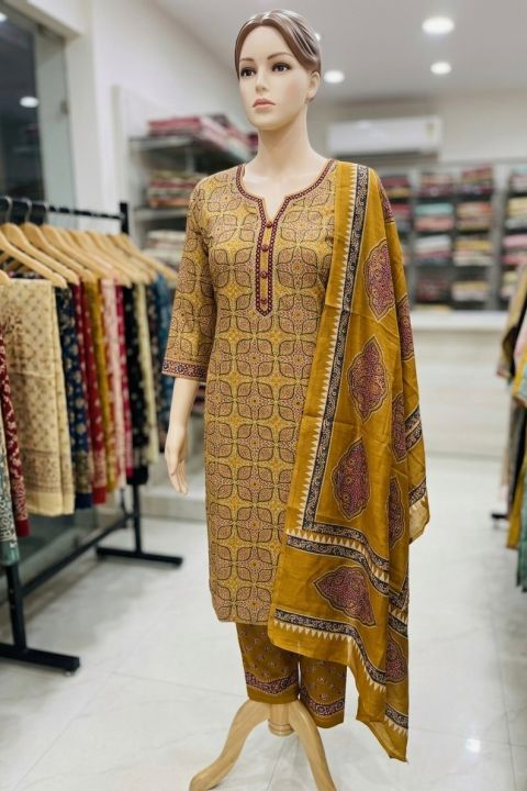 Women’s 3 Piece Suit – Joupuri Premium Cotton | Elegant Printed Design | Summer Collection,[3pc]