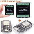 ESP-WROOM-32 ESP32-S Development Board Type C ESP32 Bluetooth Wifi ESP32 Nodemcu Bluetooth Module + ESP32 Breakout Board. 