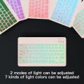 Wireless Backlit Keyboard For iOS Android Windows Systems Rechargeable Backlight 10 Inch Teclado For Mac iPad MatePad Laptop. 