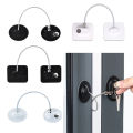 1 Pc Door Lock Child Safety Lock Cabinet Fridge Stainless Steel Cable Protection Kids Baby Home Window Lock Strong Fix. 
