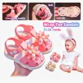Toddler Girls Sandals,Toddler Kids Sandals Stylish Comfortable Toddler Baby Girls Bow Open Toe Sandals Soft Sole Princess Shoes Sandals Pink 3-4 Years. 