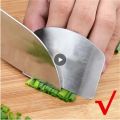 Stainless Steel Finger Guard Finger Hand Cut Hand Protector Knife Cut Finger Protection Tool Kitchen Cooking Knives Accessories. 
