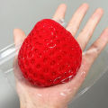 Hot Small and Big Simulation Strawberry Decompression Fidgets Toy Squishy Toy Squeeze Soft Feeling Fruit Toy Creative . 