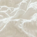 3pcs White seersucker Duvet Cover Set (1*Duvet Cover + 2*Pillowcase, Without Core),pink Bedding Set. 