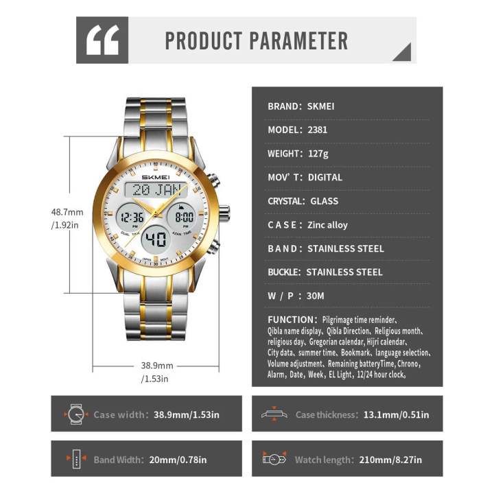 SKMEI%202381%20Arabic%20Islamic%20Qibla%20Jam%20Tangan%20Saat%20Wrist%20Watch%20-%20Image%208