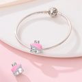 New 925 Silver Plated Princess Wishing Bottle Birthday Present Charms Beads Fit Original Bracelets Necklace Fine DIY Jewelry. 