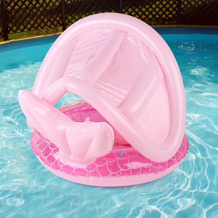 1PC%20Canopy%20Swim%20Ring,%20Pool%20Float%20with%20Safety%20Seat,%20Water%20Floating%20Ring%20with%20Sun%20Protection%20-%20Image%203