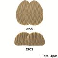 4 Pieces of Anti Slip  Shoe Sole Pads - Can Enhance Stability, Noise Reduction, and Protect Shoe Insoles. 