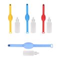 children's disinfection bracelets Silicone Hand Sanitizer Bracelet Protective And Convenient Spray Bottle Disinfection - yellow - yellow. 