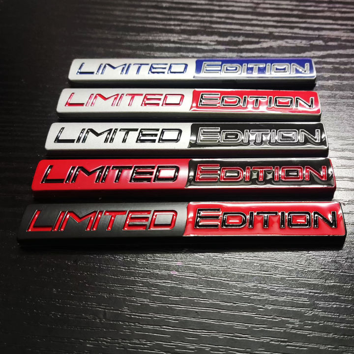 3D Limited Edition Auto Racing Sport Adhesive Emblem Rear Trunk Badge Fender Sticker Body Decal Car Stickers