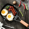 Camping Cookware Frying Pan Durable Non-Stick Grilling Pan with Folding Handle Portable Outdoor Hiking Picnic Cooking Equipment. 