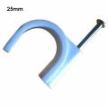 Cable Clip 25mm 1 Inch 10 Pcs For Pipe Holder Kati Killa Nail. 