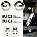 6Pcs/sheet UCI road bicycle sticker valve ring sticker/bicycle sticker waterproof sunscreen resistant bicycle decoration sticker. 