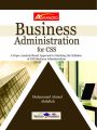 Advanced Business Administration For CSS. 