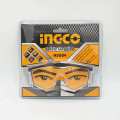 Ingco hsg04 safety glasses clear safety goggles anti UV goggles shock resistant. 