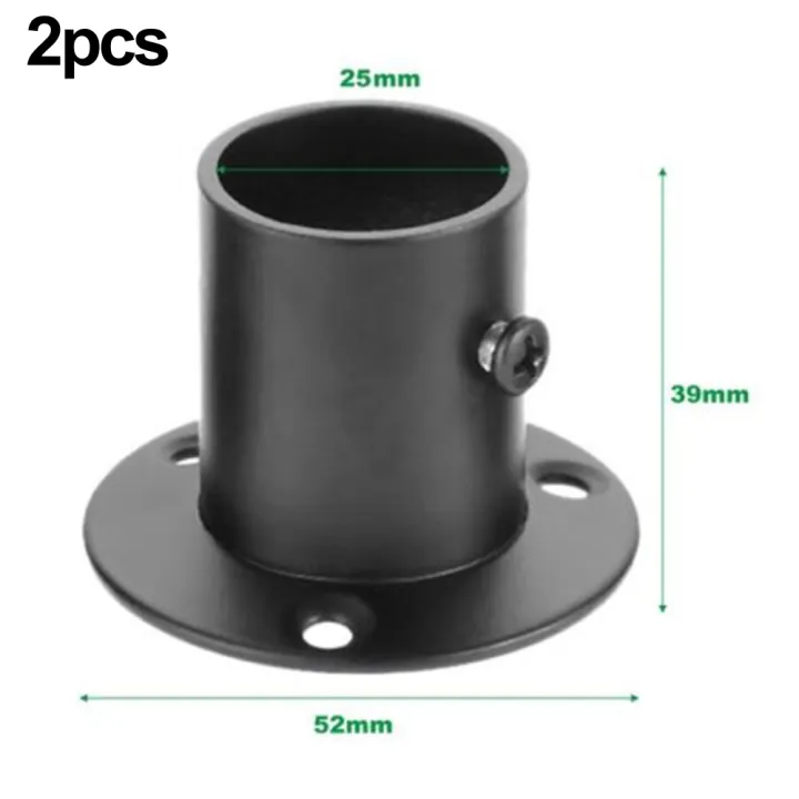 2Pcs%20Tube%20Support%20Closet%20Bar%20Stands%20Wardrobe%20Hanging%20Rail%20Rod%20Pole%20Socket%20End%20Support%20Bracket%20Flange%20Holders%2019-%2032mm%20Hardware%20-%20Image%205